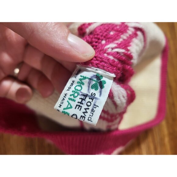 Original Moriarty Hat Made in Stowe, Vt Pink Unicorns - Picture 4 of 5